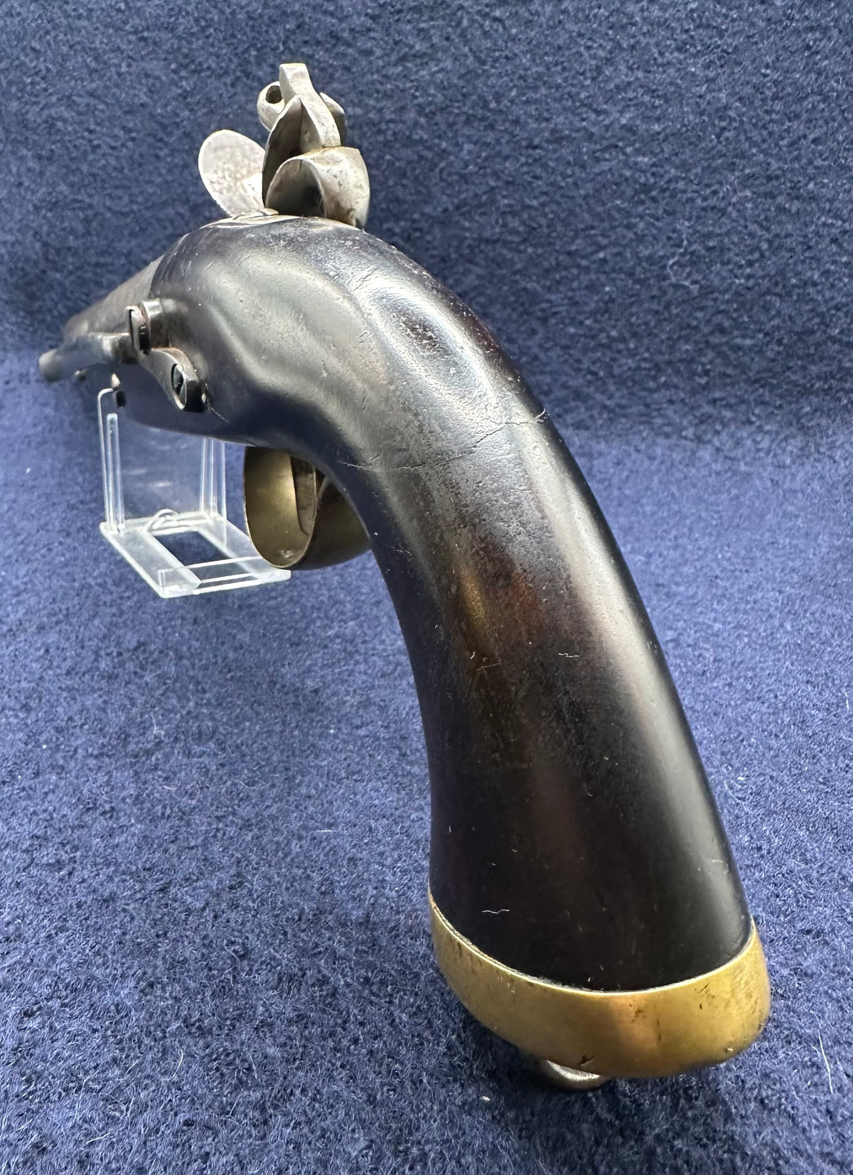 Very Interesting Dutch Sea Service Flintlock Pistol Engraved "Admiraal Piet Hein"