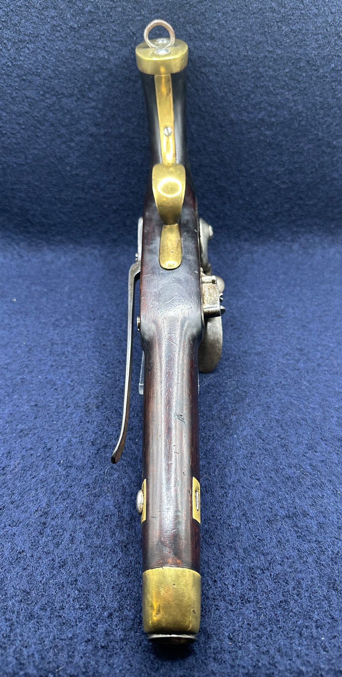 Very Interesting Dutch Sea Service Flintlock Pistol Engraved "Admiraal Piet Hein"