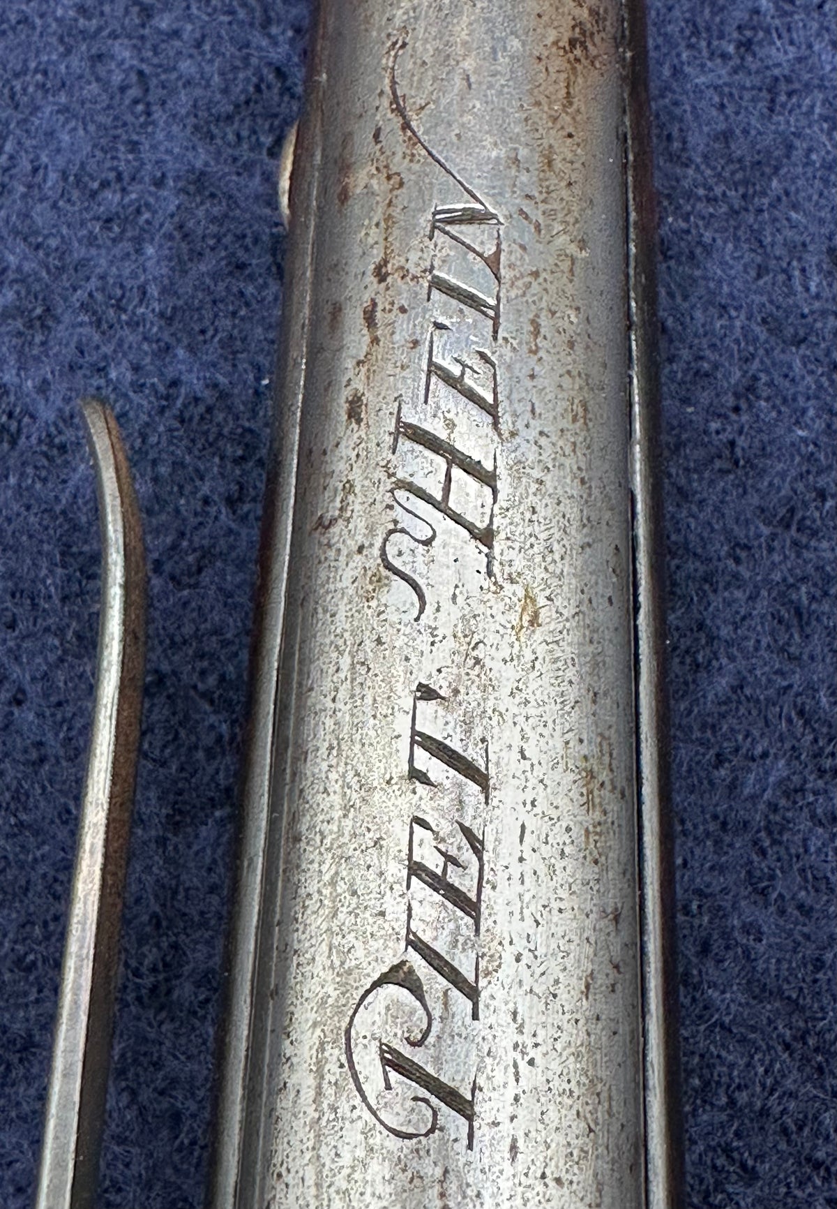 Very Interesting Dutch Sea Service Flintlock Pistol Engraved "Admiraal Piet Hein"