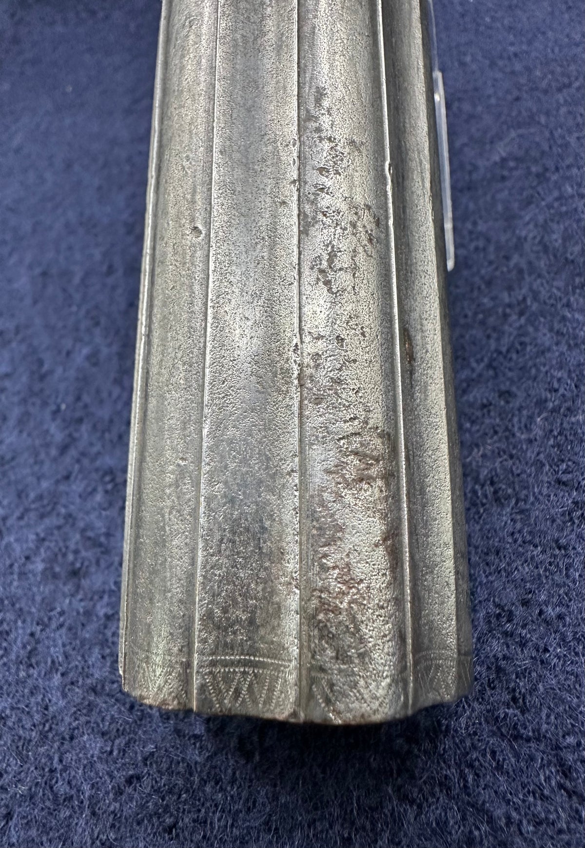 Large Finely Engraved 6 Shot Pepperbox Revolver
