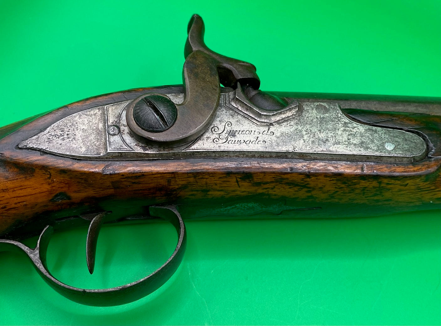 Italian Dueling Pistol converted from Flintlock