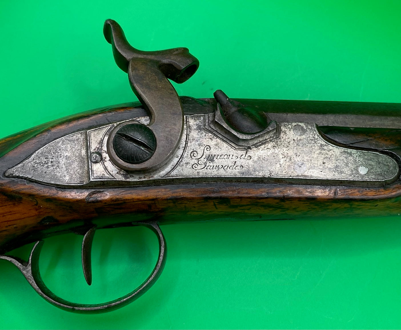 Italian Dueling Pistol converted from Flintlock