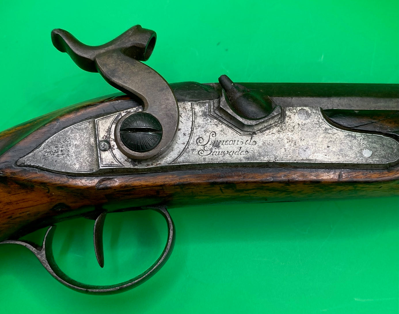 Italian Dueling Pistol converted from Flintlock