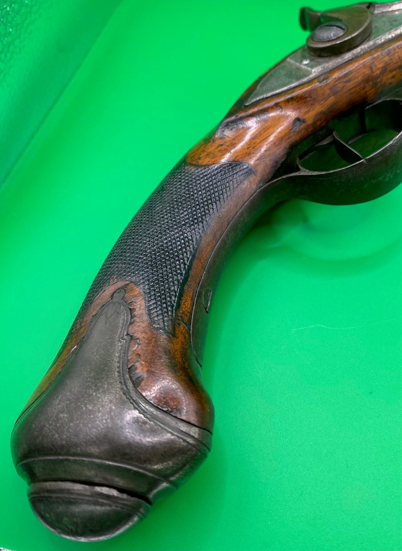 Italian Dueling Pistol converted from Flintlock