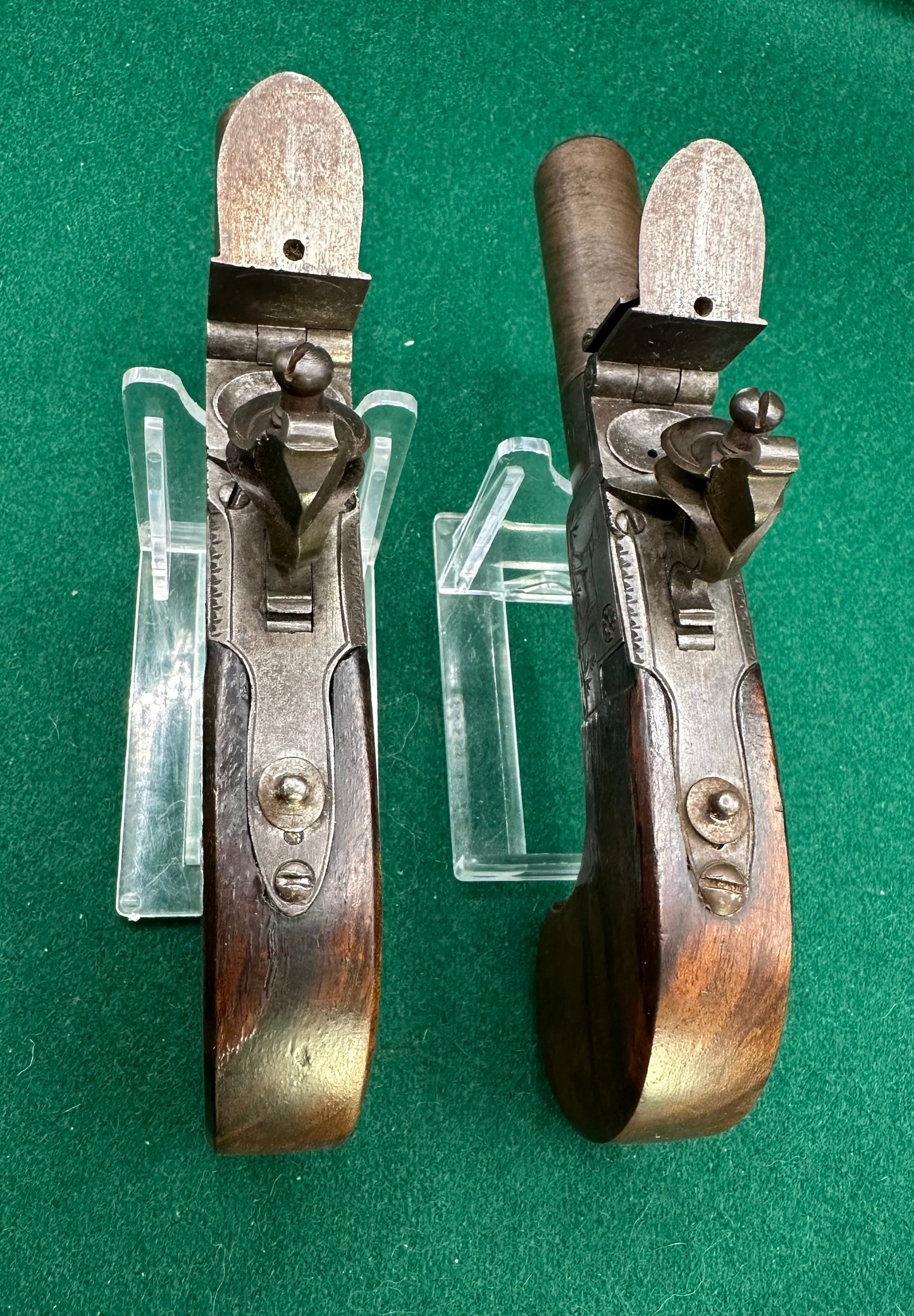 Beautiful Pair of Belgian Flintlock Pocket Pistols