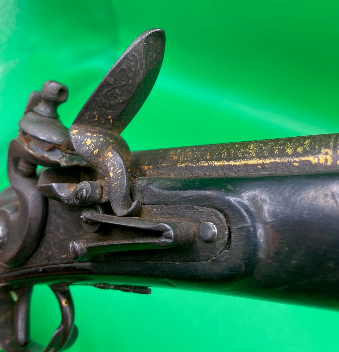 Fine Knee Blunderbuss with Chiselled Steel Mounts