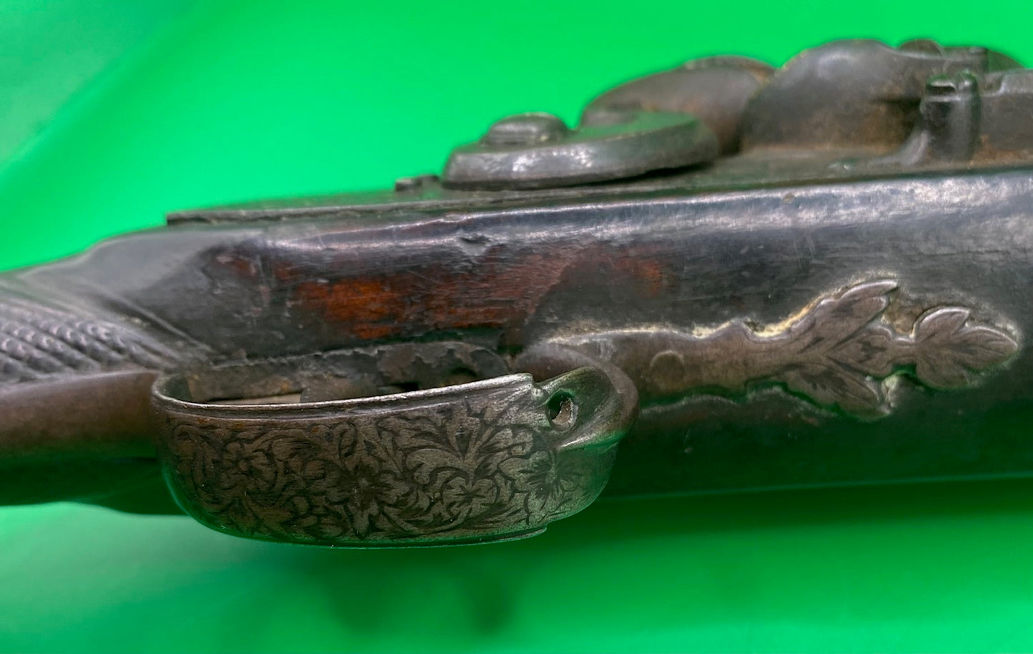 Fine Knee Blunderbuss with Chiselled Steel Mounts