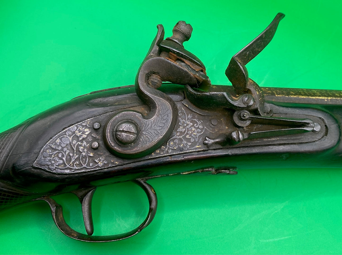 Fine Knee Blunderbuss with Chiselled Steel Mounts