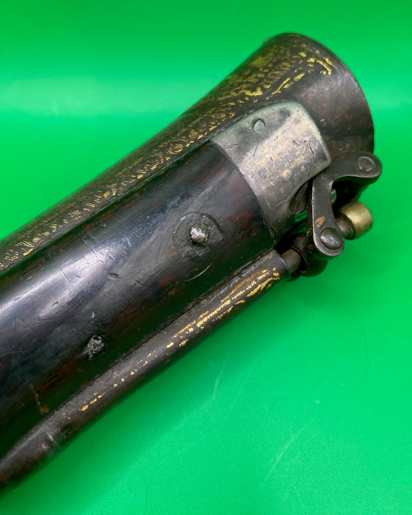 Fine Knee Blunderbuss with Chiselled Steel Mounts