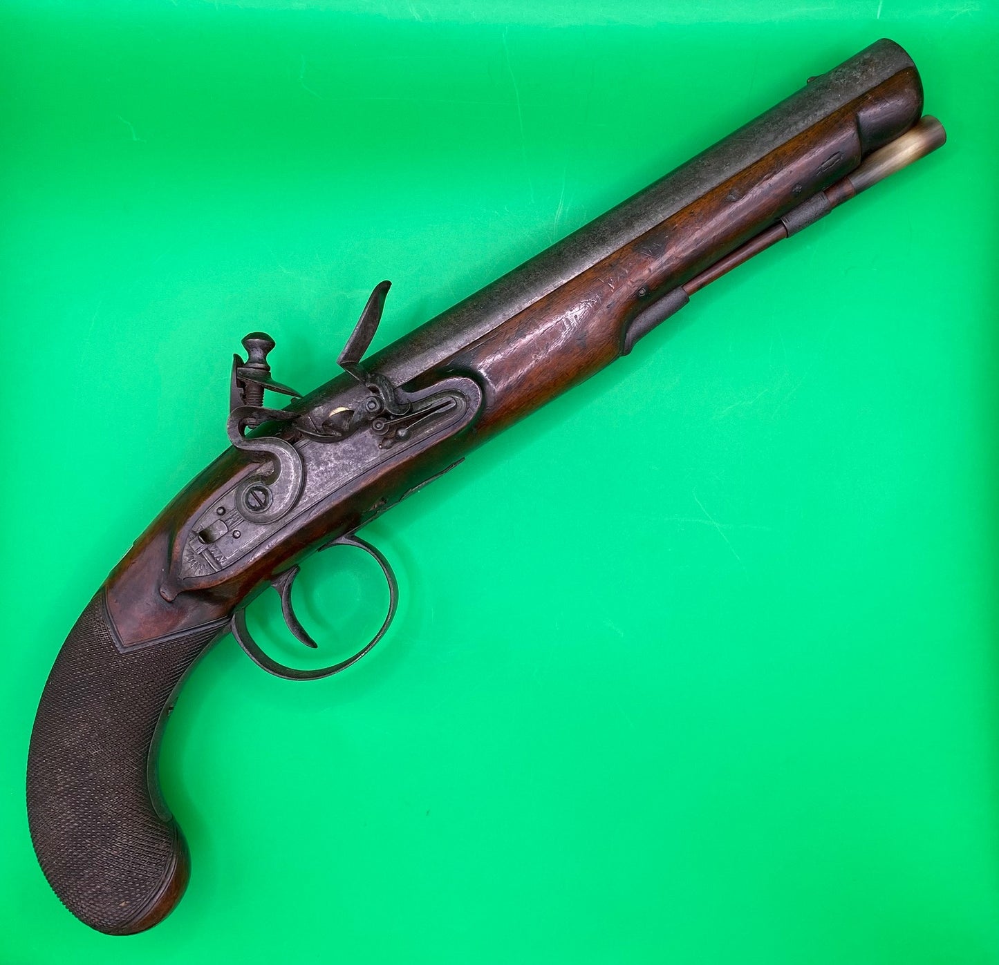 Officers Dueling Flintlock Pistol by Simmons