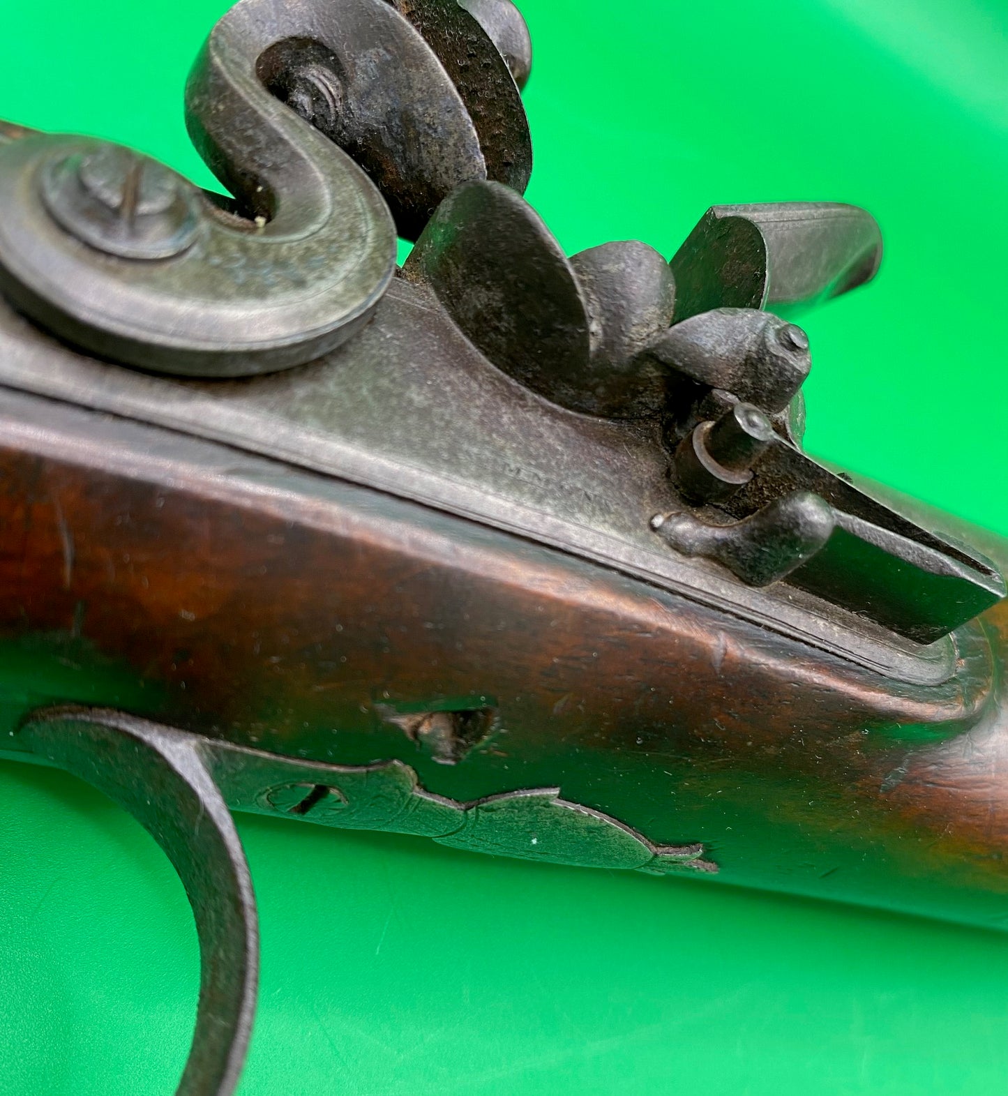 Officers Dueling Flintlock Pistol by Simmons