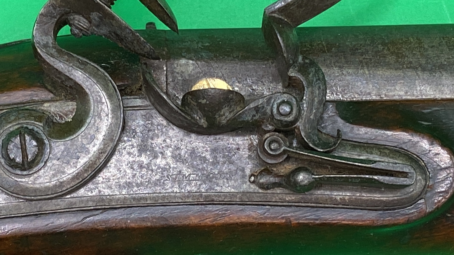 Officers Dueling Flintlock Pistol by Simmons