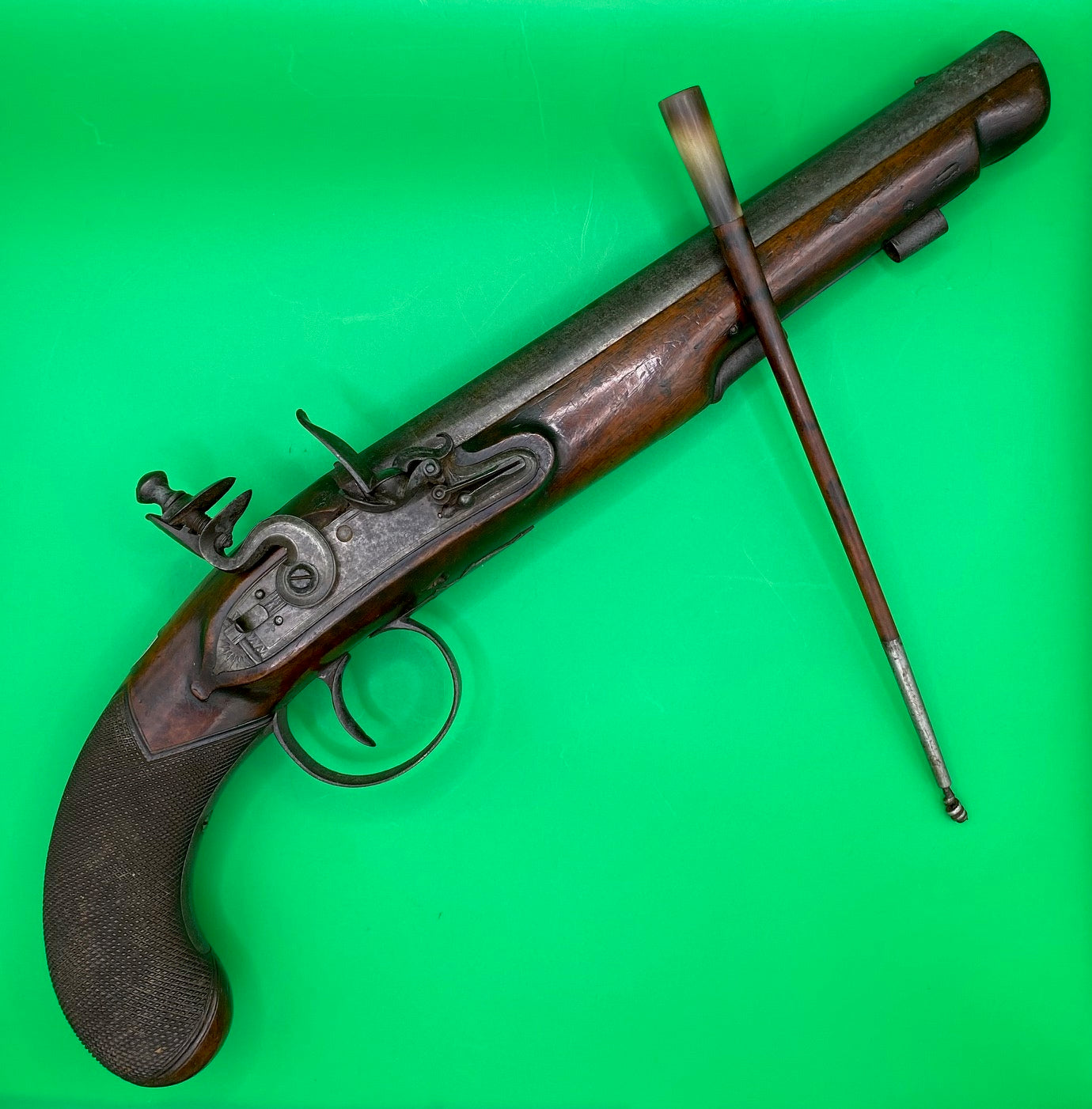 Officers Dueling Flintlock Pistol by Simmons