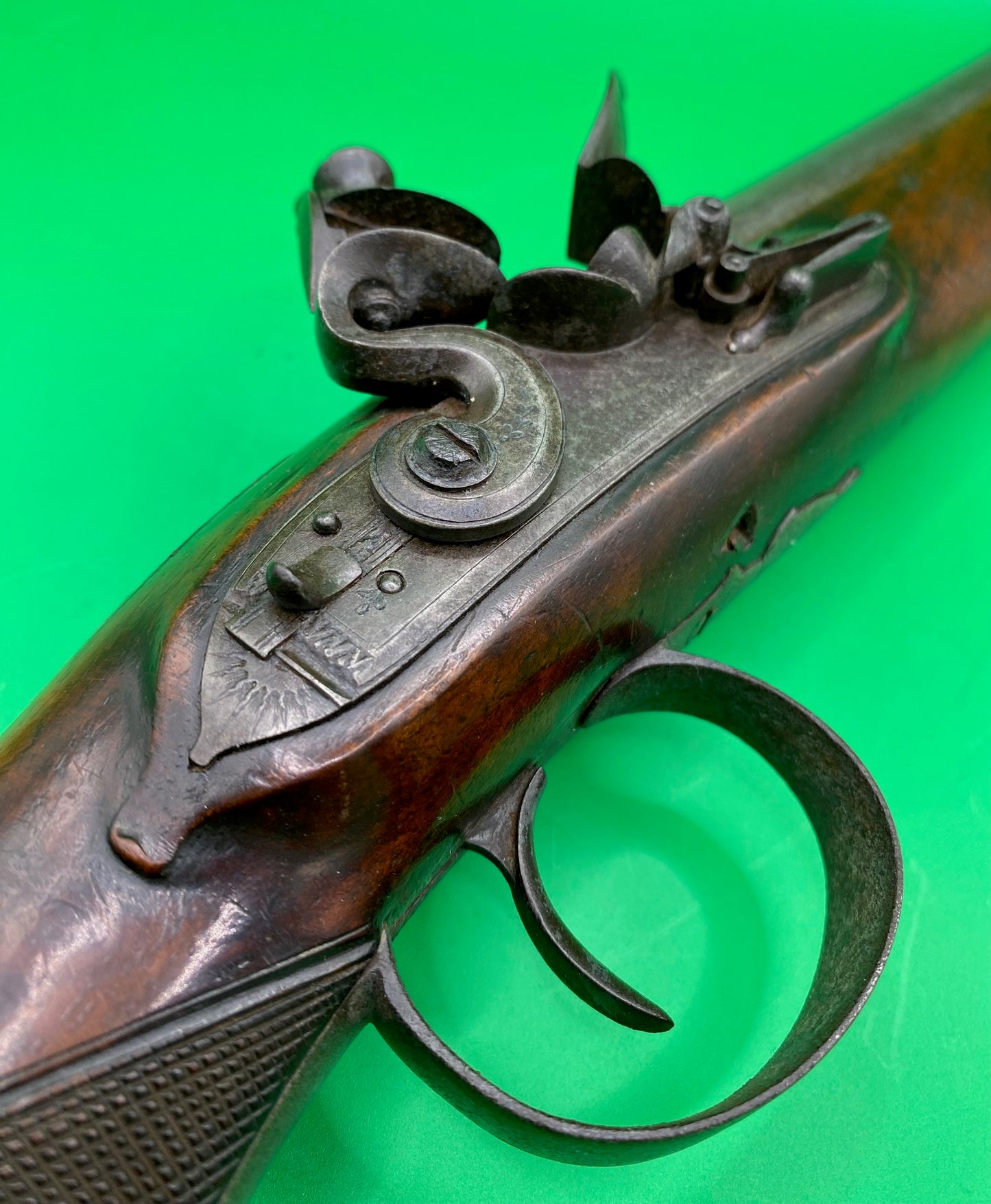 Officers Dueling Flintlock Pistol by Simmons