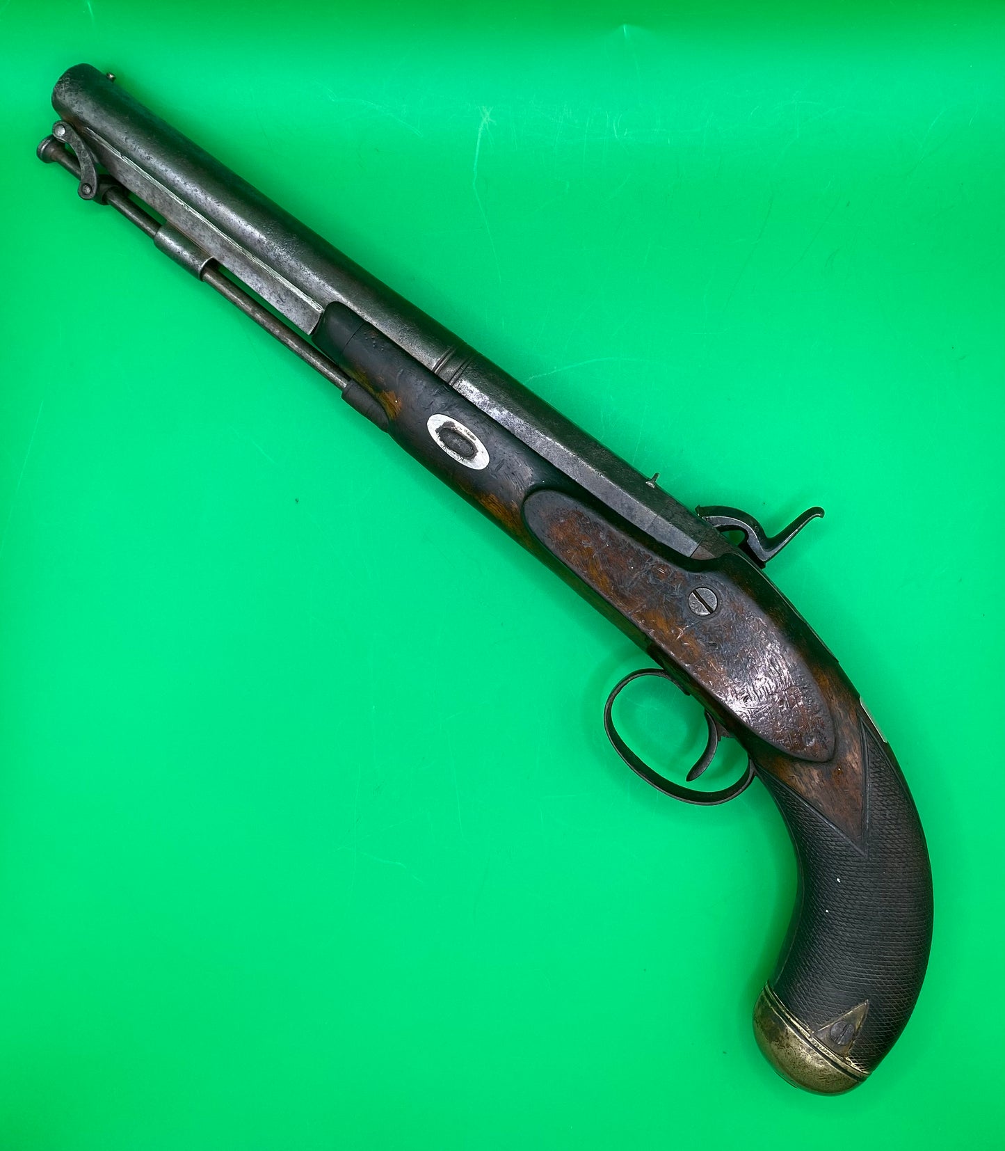 Half Stocked Target Pistol by Blanch of London