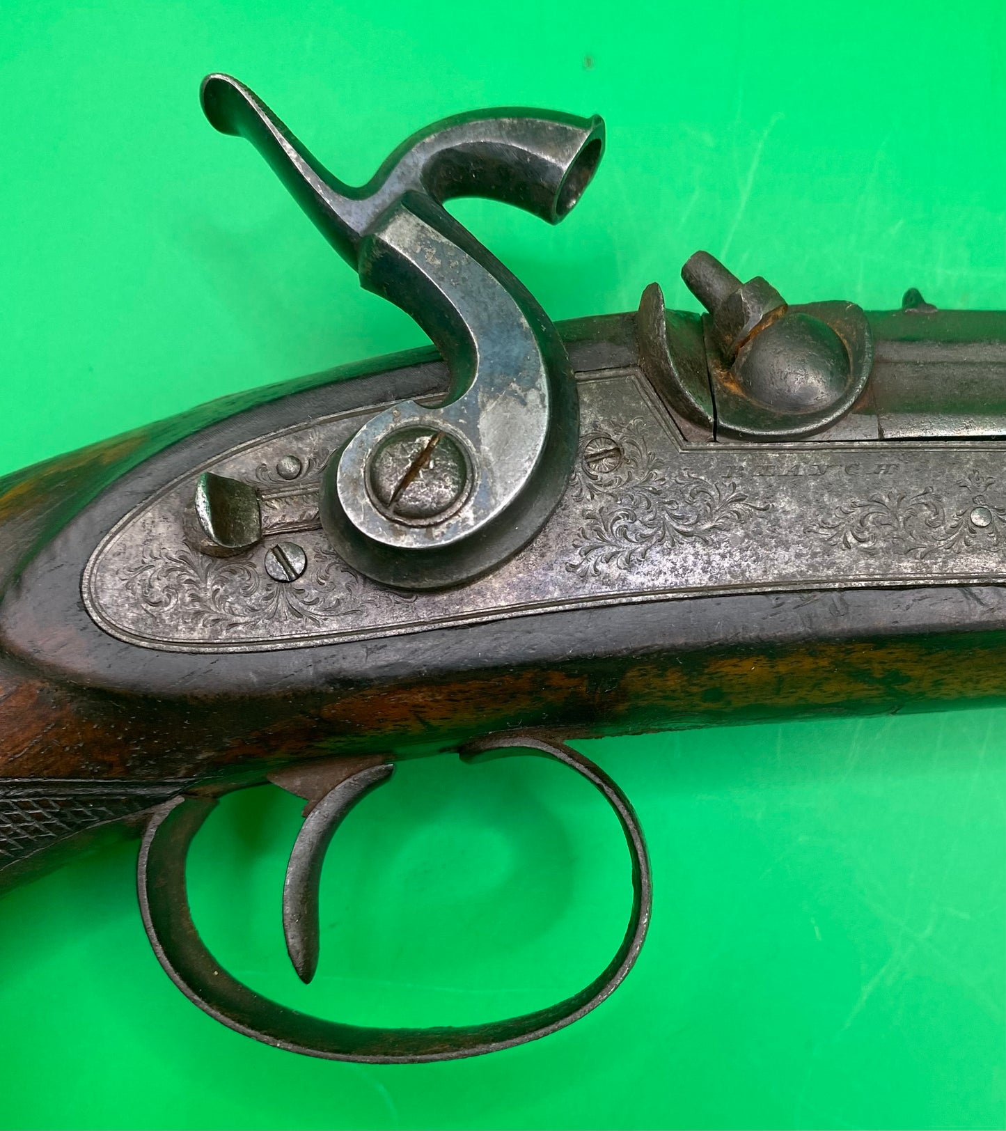 Half Stocked Target Pistol by Blanch of London