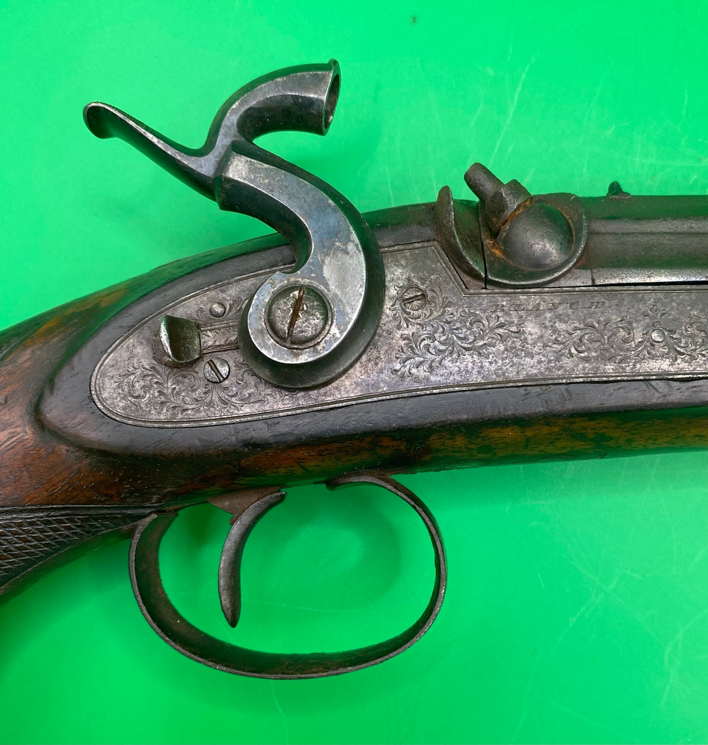 Half Stocked Target Pistol by Blanch of London