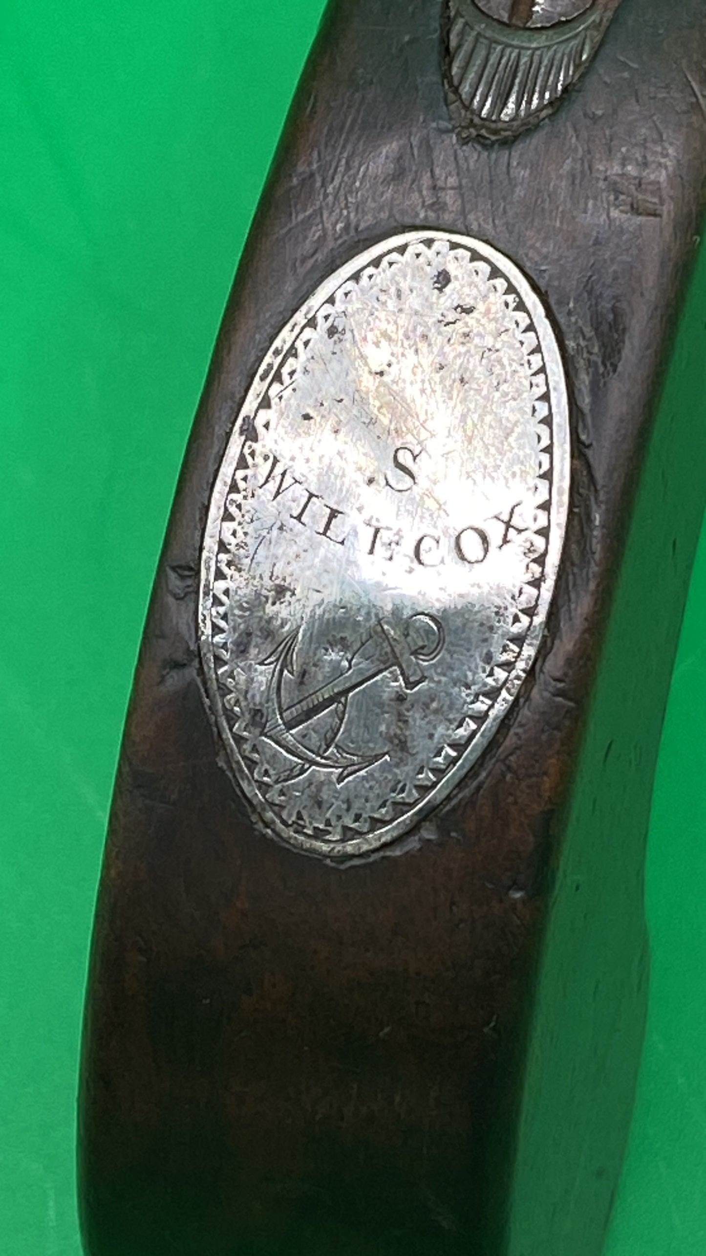 Queen Anne Style Pocket Pistol With Naval Connections