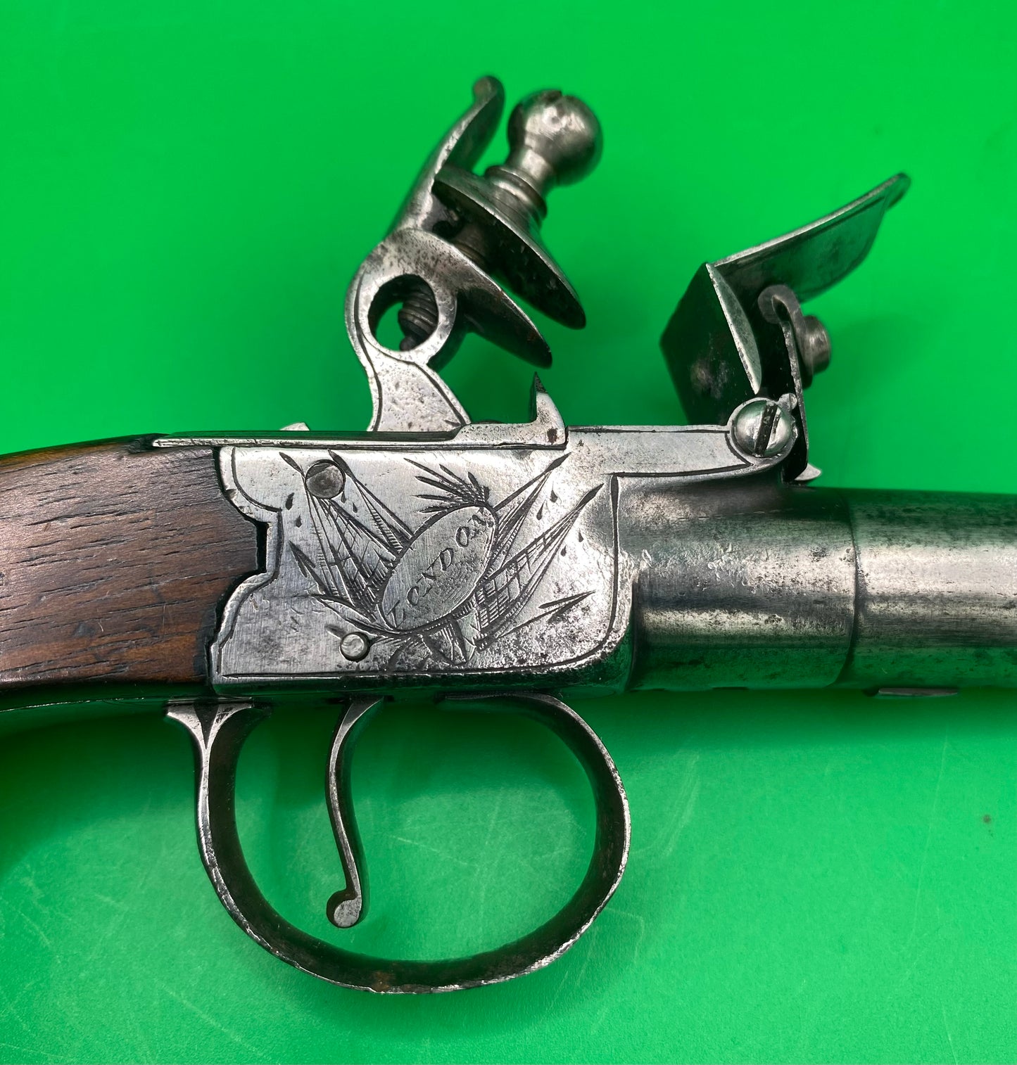 Flintlock Boxlock Pocket Pistol by Nock