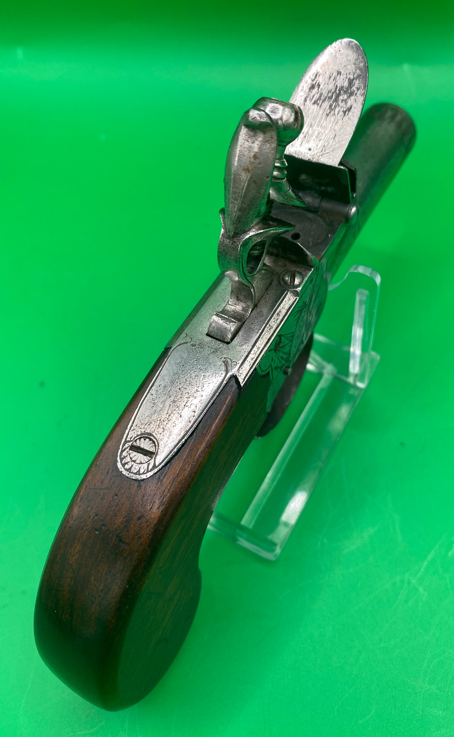 Flintlock Boxlock Pocket Pistol by Nock