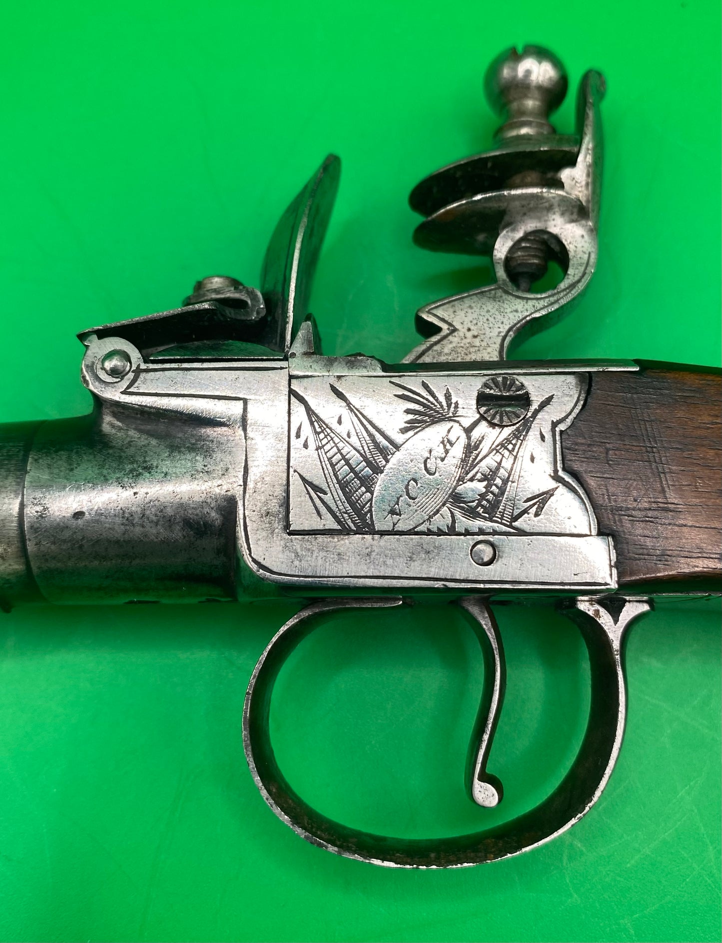 Flintlock Boxlock Pocket Pistol by Nock