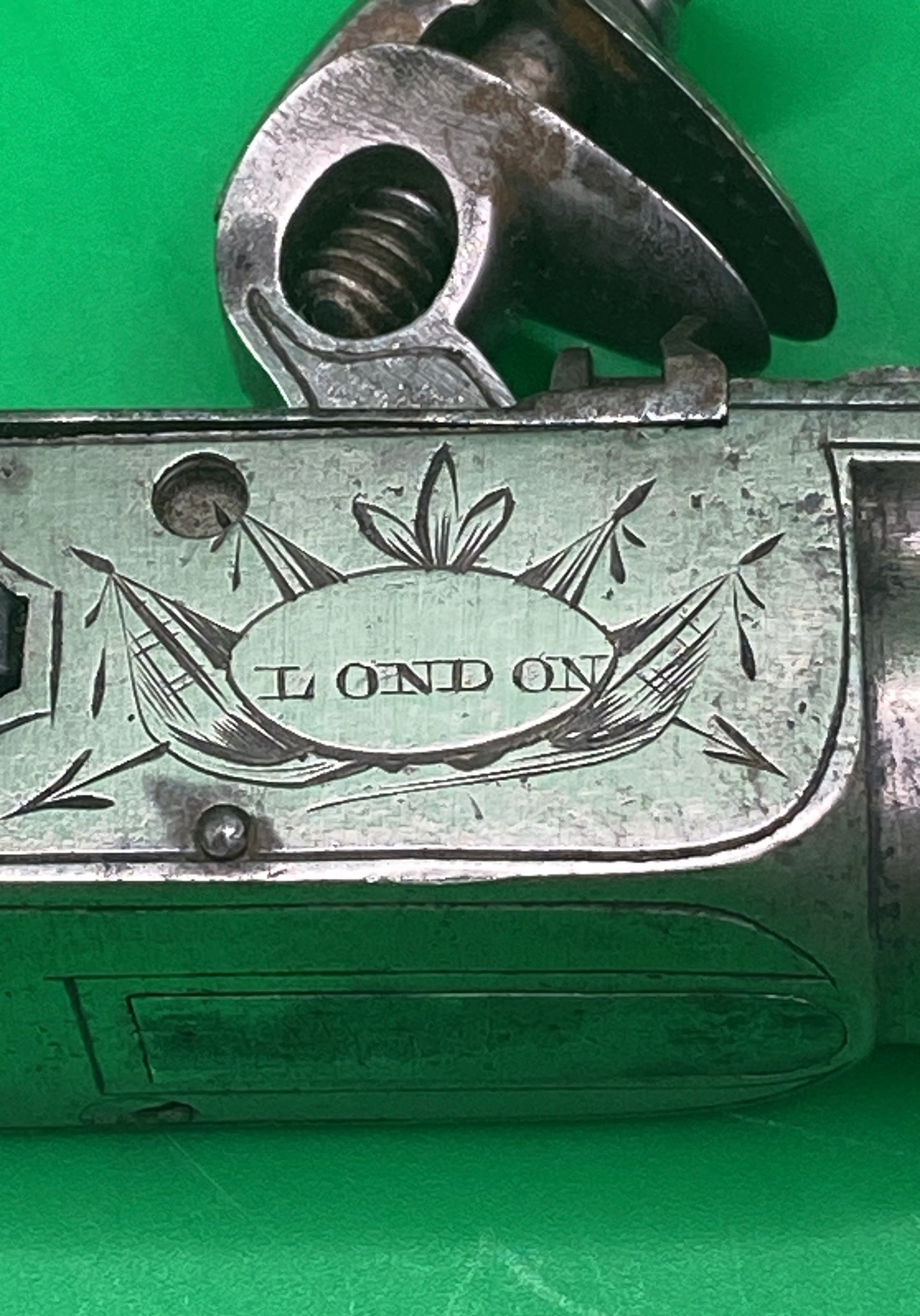 Flintlock Boxlock Pocket Pistol by Twigg of London