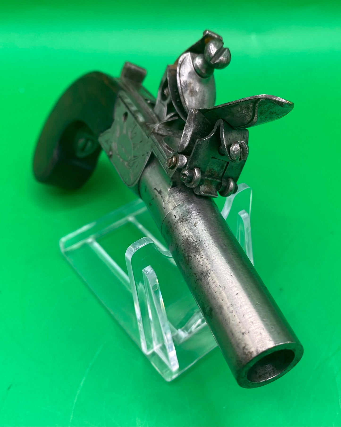 Flintlock Boxlock Pocket Pistol by Twigg of London