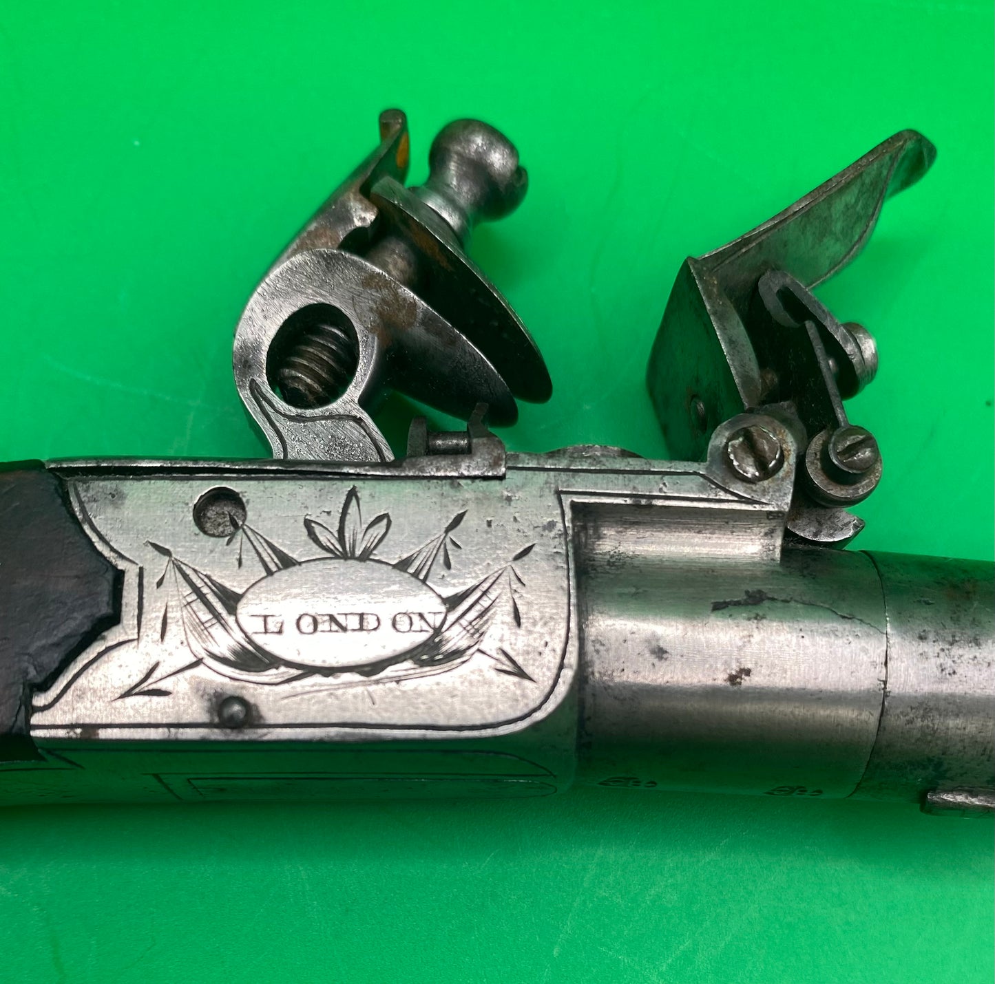 Flintlock Boxlock Pocket Pistol by Twigg of London