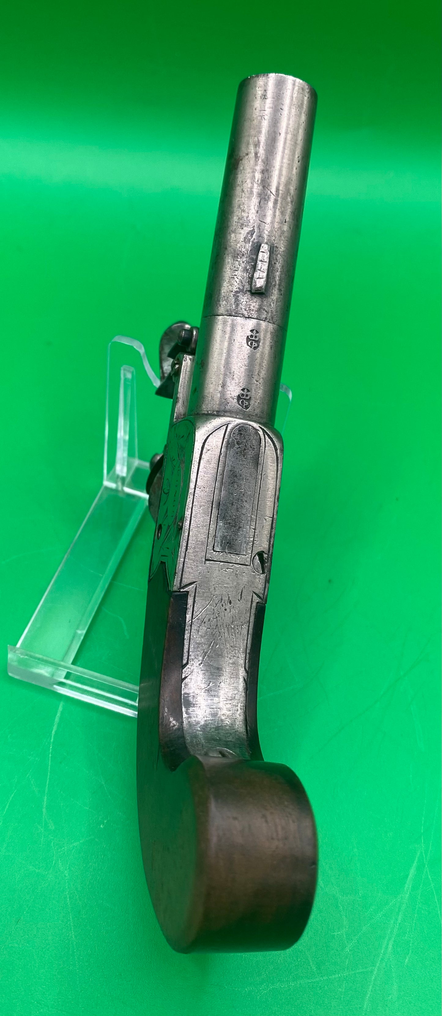 Flintlock Boxlock Pocket Pistol by Twigg of London