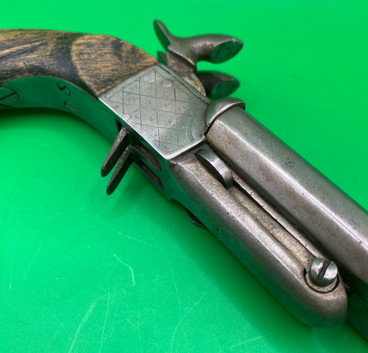 Double Barrel Pinfire Pocket Pistol/Boot Gun