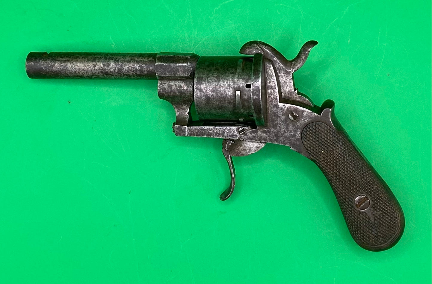 7mm Double Action Pinfire Revolver