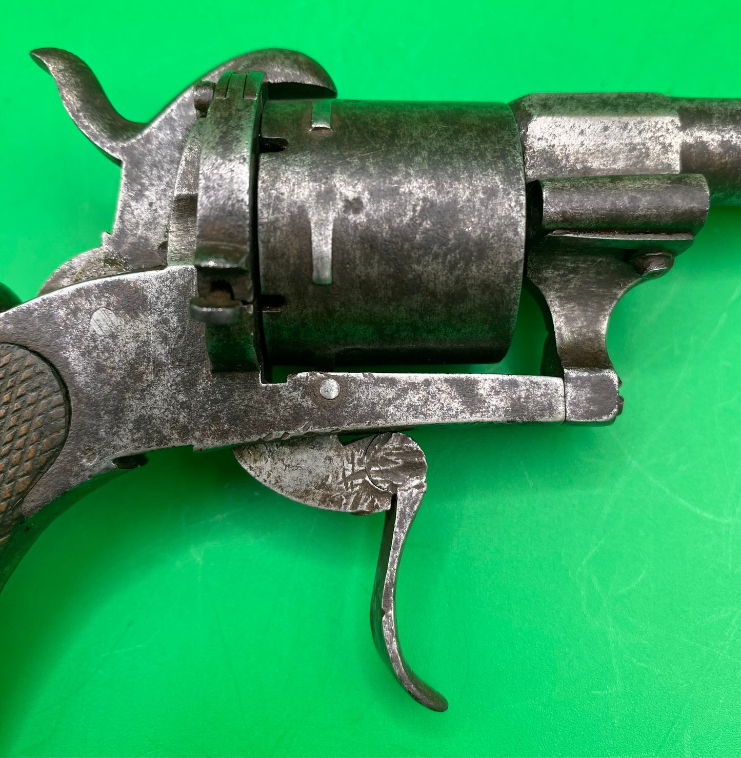 7mm Double Action Pinfire Revolver