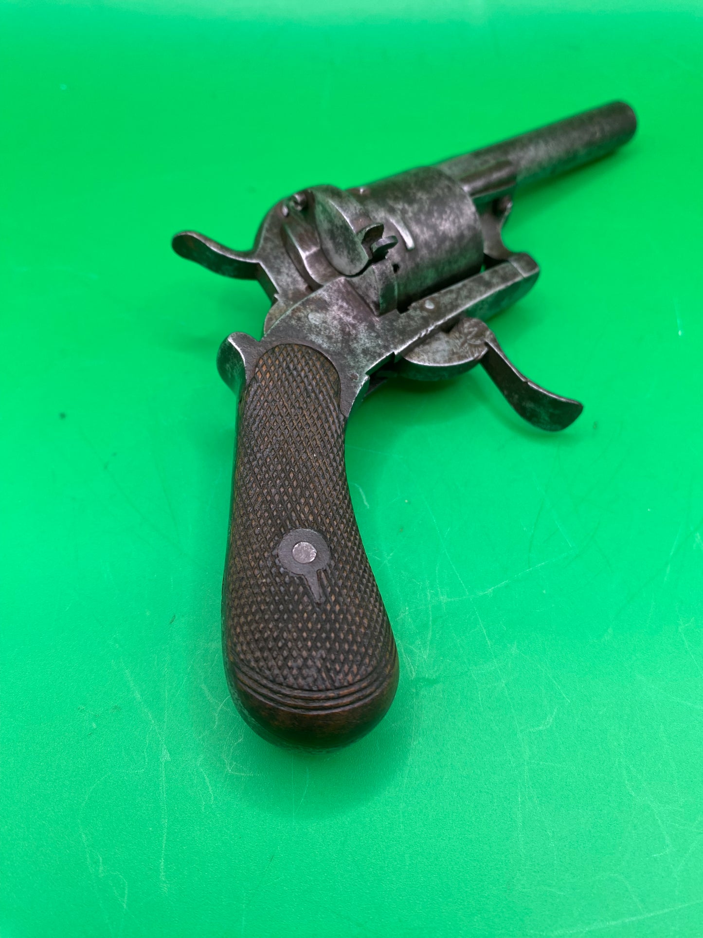 7mm Double Action Pinfire Revolver