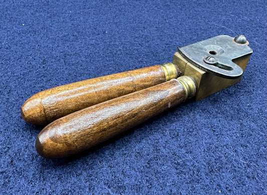Wooden Handled Brass Bullet Mould 0.7" Calibre