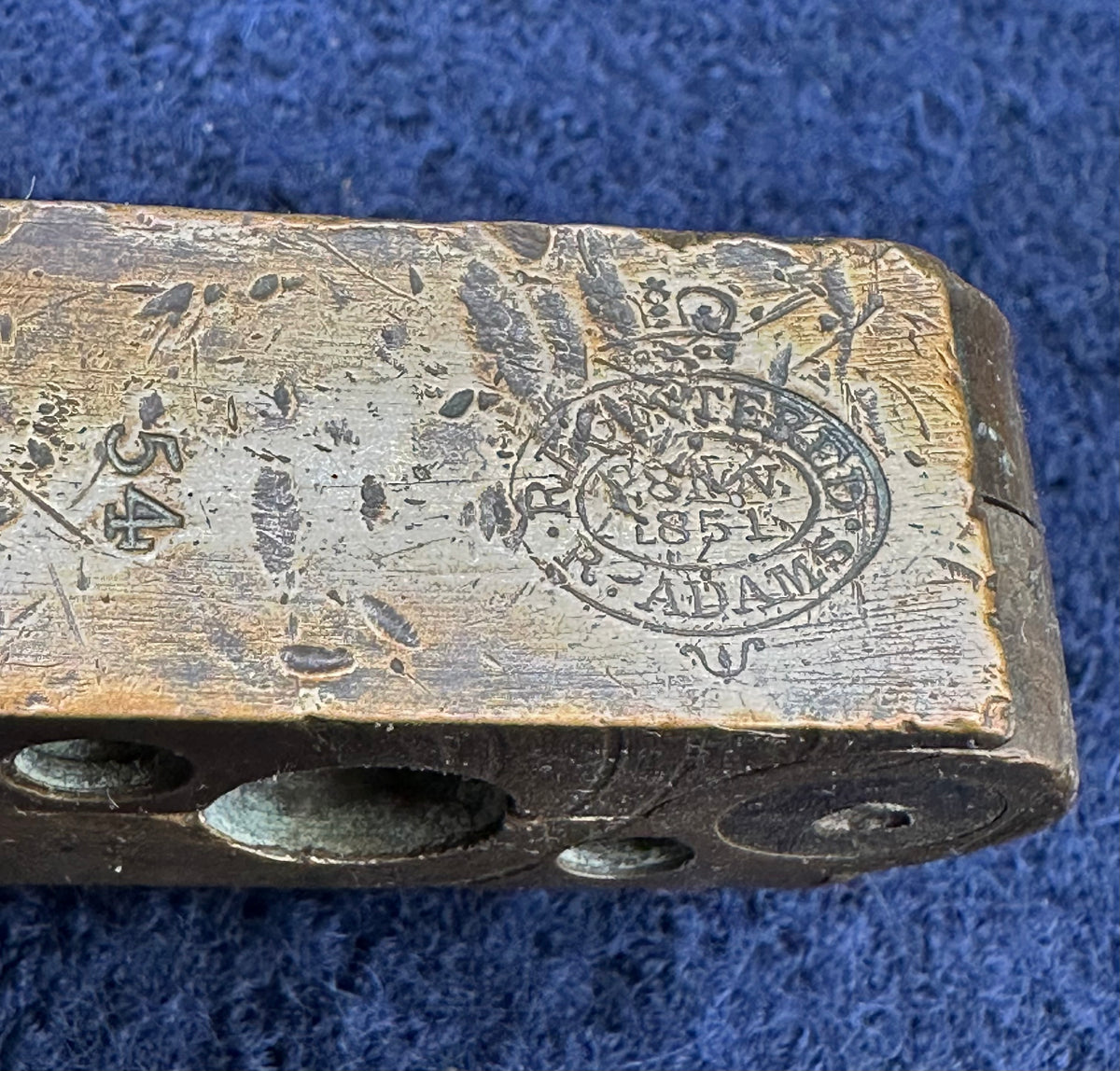 R Adams 0.45" Calibre Bullet Mould